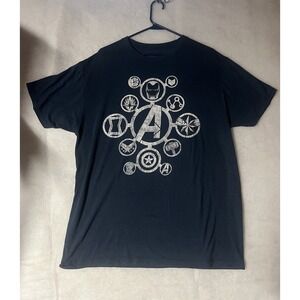 Marvel Avengers Endgame Shirt Blue Size XL
